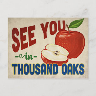 Carte Postale Mille Oaks California Apple - Vintage voyage