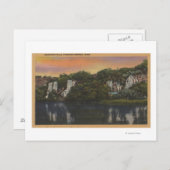 Carte Postale Mille sources, IDView of Quartette Falls (Devant / Derrière)