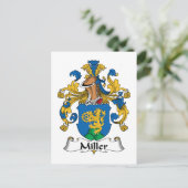 Carte Postale Miller Family Crest (Debout devant)