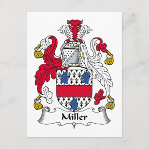 Carte Postale Miller Family Crest