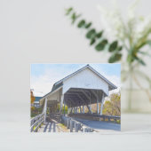 Carte Postale Miller's Run Covered Bridge, Lyndon, Vermont (Debout devant)
