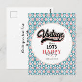 Carte Postale Millésime depuis - 1973 (Devant / Derrière)