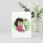 Carte Postale Millie et Cupcake (Debout devant)