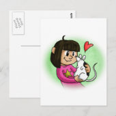 Carte Postale Millie et Cupcake (Devant / Derrière)