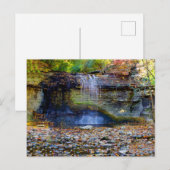 Carte Postale Millikin Falls in Autumn, Columbus, Ohio (Devant / Derrière)