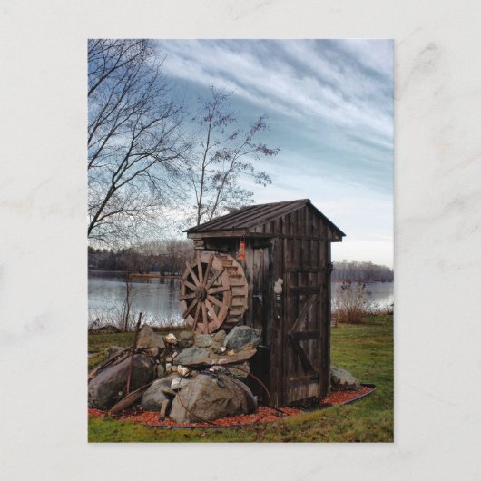 Carte Postale Milling about the old outhouse (Devant)