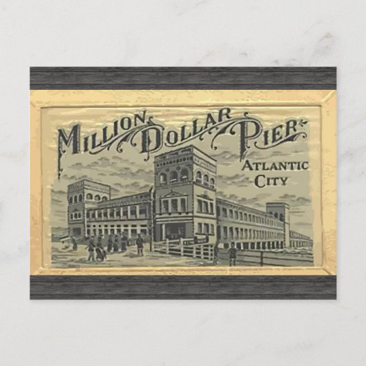Carte Postale Million Dollar Pier Atlantic City, Vintage (Devant)