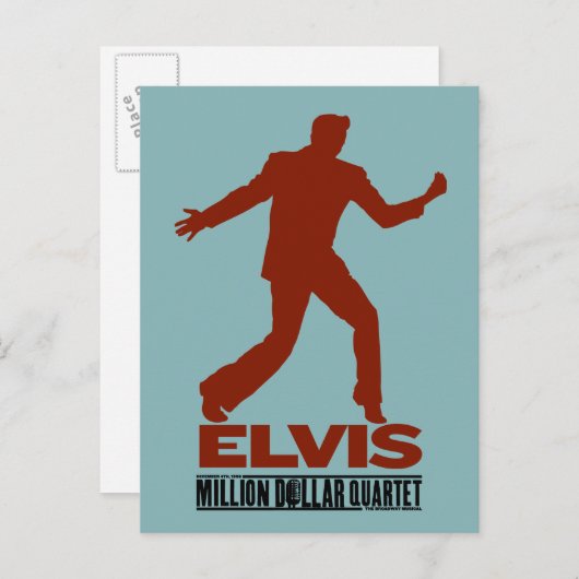 Carte Postale Million Dollar Quartet Elvis (Devant / Derrière)