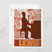 Carte Postale Million Dollar Quartet Type Lewis (Devant / Derrière)