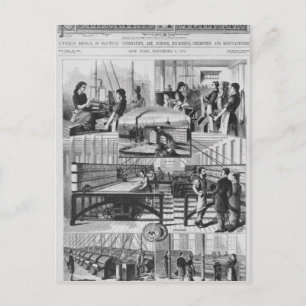 Carte Postale Mills de la compagnie de lin Willimantic