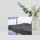 Carte Postale Mills de Lowell Massachusetts (Debout devant)
