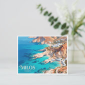 Carte Postale Milos Adamas Grèce (Debout devant)