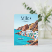 Carte Postale Milos Grèce (Debout devant)