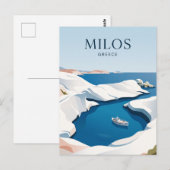 Carte Postale Milos Grèce (Devant / Derrière)