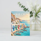 Carte Postale Milos Grèce (Debout devant)