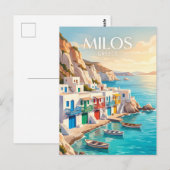 Carte Postale Milos Grèce (Devant / Derrière)