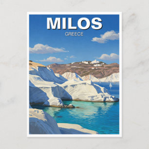 Carte Postale Milos Grèce Travel