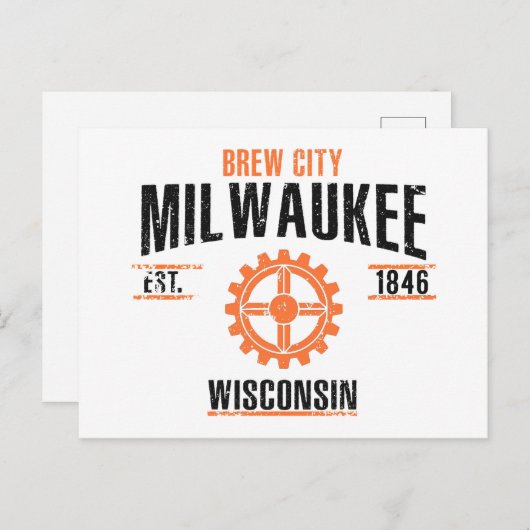 Carte Postale Milwaukee (Devant / Derrière)