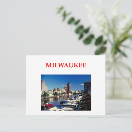 Carte Postale milwaukee (Debout devant)