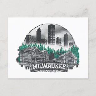Carte Postale Milwaukee City Wisconsin USA