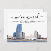 Carte postale Milwaukee Moving Faire-part (Devant / Derrière)