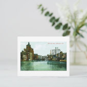 Carte Postale Milwaukee River, Milwaukee, Wisconsin (Debout devant)