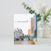 Carte postale Milwaukee Skyline Moving Faire-part (Debout devant)