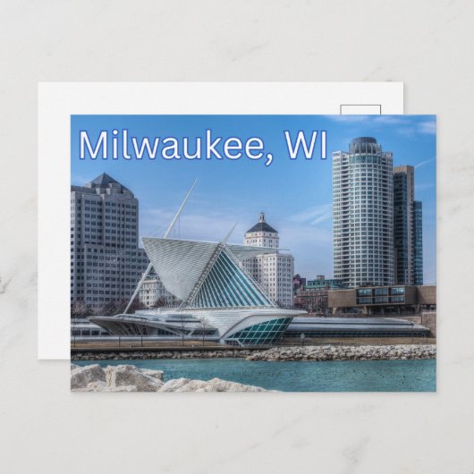 Carte postale Milwaukee WI (Devant / Derrière)