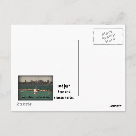 Carte Postale Milwaukee, WI Skyline (Dos)