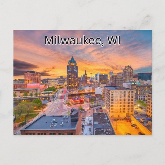Carte postale Milwaukee WI Travel (Devant)