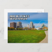 Carte postale Milwaukee Wisconsin (Devant / Derrière)