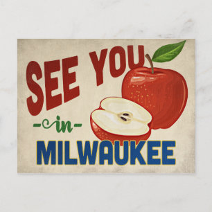 Carte Postale Milwaukee Wisconsin Apple - Vintage voyage