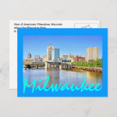 Carte Postale Milwaukee, Wisconsin, États-Unis (Devant / Derrière)