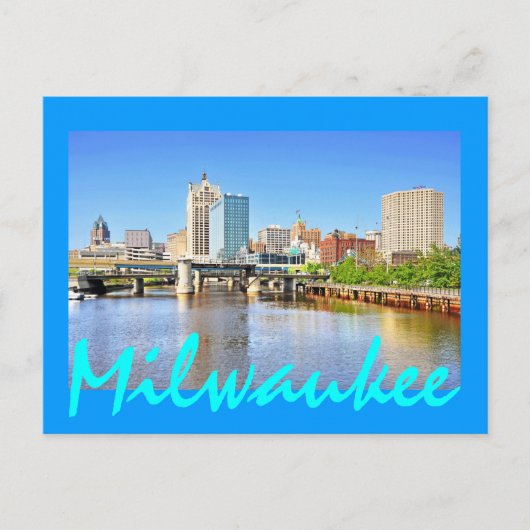 Carte Postale Milwaukee, Wisconsin, États-Unis (Devant)