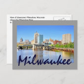 Carte Postale Milwaukee, Wisconsin, États-Unis (Devant / Derrière)