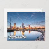 Carte Postale Milwaukee, Wisconsin, États-Unis (Devant / Derrière)