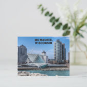 Carte postale Milwaukee Wisconsin sur le lac Michi (Debout devant)