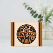 Carte Postale Mimbres Warrior (Debout devant)