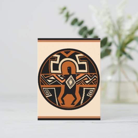 Carte Postale Mimbres Warrior (Debout devant)