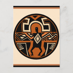 Carte Postale Mimbres Warrior