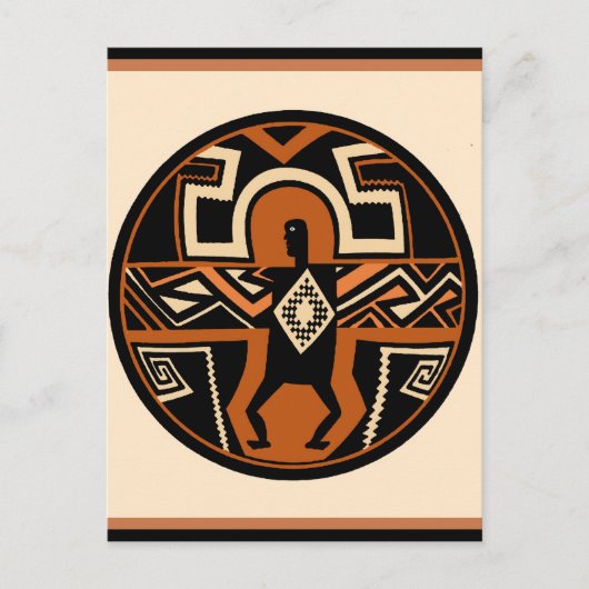 Carte Postale Mimbres Warrior (Devant)