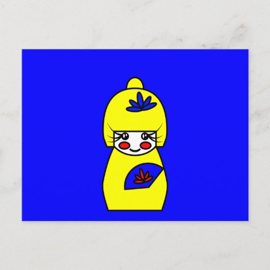 Carte postale Mimi (Poupée Kokeshi) (Devant)