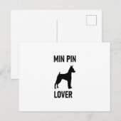 Carte Postale min. pin lover 2 (Devant / Derrière)