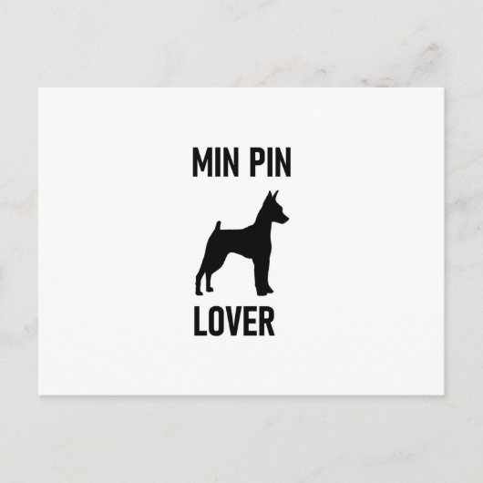 Carte Postale min. pin lover 2 (Devant)