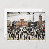 Carte Postale minable aller au design de travail (Devant / Derrière)