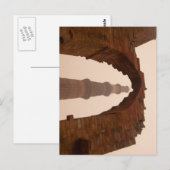 Carte Postale Minar Qutub de Delhi (Devant / Derrière)