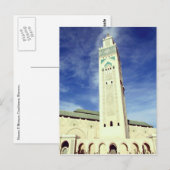 Carte Postale minaret de la mosquée hassan (Devant / Derrière)