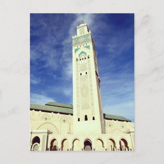 Carte Postale minaret de la mosquée hassan (Devant)