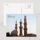 Carte Postale minarets cairo (Devant / Derrière)