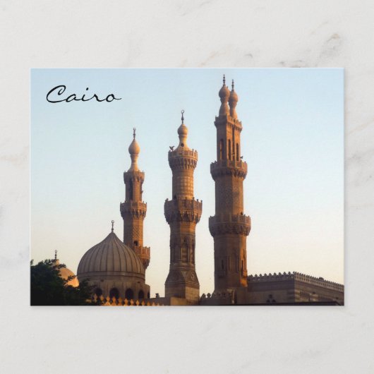 Carte Postale minarets cairo (Devant)